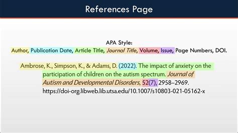 How to Cite in APA Format (7th edition) .